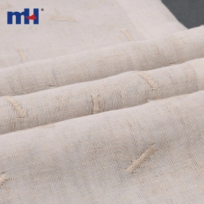 Polyester Linen Sheer Curtain Fabric